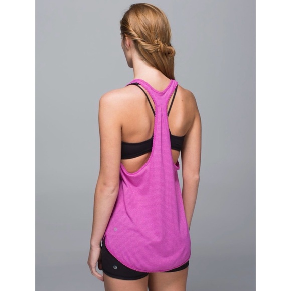 Lululemon 105 F Singlet Heathered Ultra Violet 8 - Picture 3 of 10